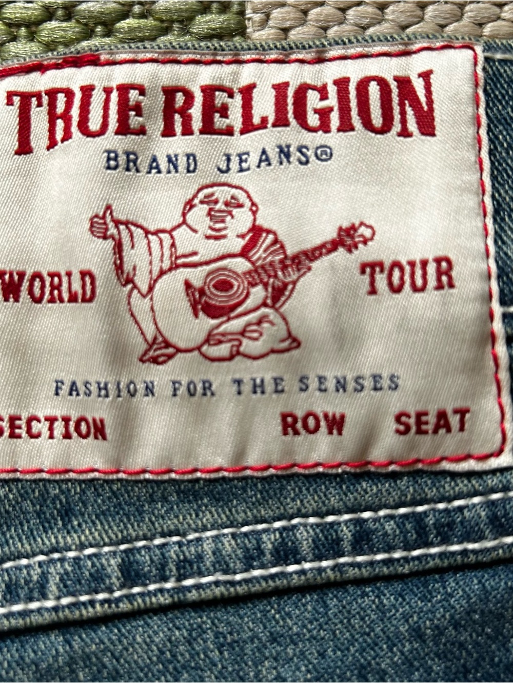 True Religion Men’s Ricky Relaxed Denim Shorts in Faded Blue NWT W36 - Picture 10 of 13